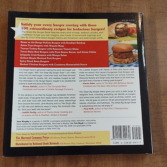 The Great Big Burger Book Jane Murphy & Liz Yeh Singh soft cover - Picture 2 of 8